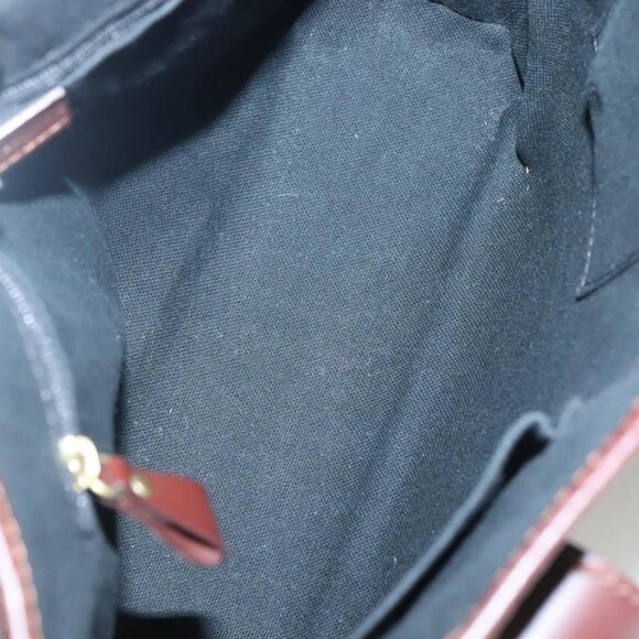 BURBERRY Nova Check Hand Bag PVC Beige Auth 122977 - Picture 10 of 16